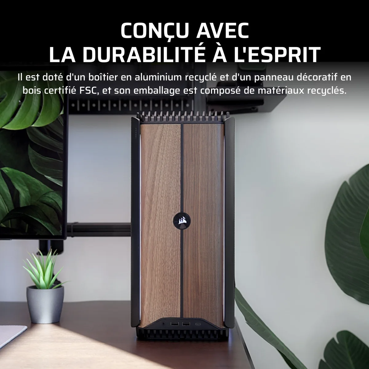 Corsair ONE a600 - R9 9900X3D RTX 5080 32Go 2To W11P avec Ethernet 5G Wi-Fi 7 et Bluetooth 5.4 — vue 8