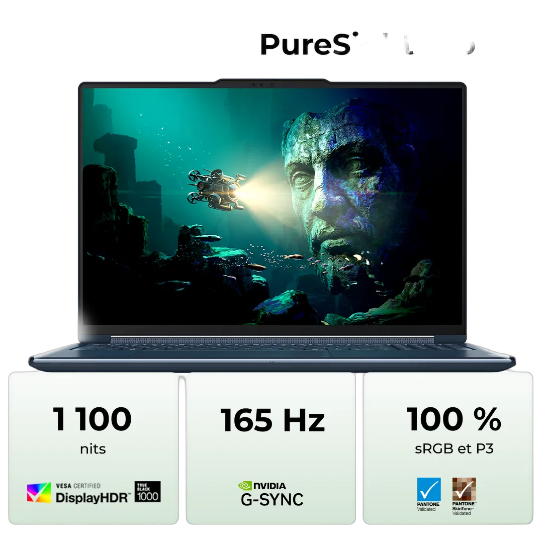 Lenovo Yoga 9 2-in-1 16N1X11 - 16" 2.8K OLED 120Hz RTX Spark N1X PRO 650 32Go 1To W11 — vue 6