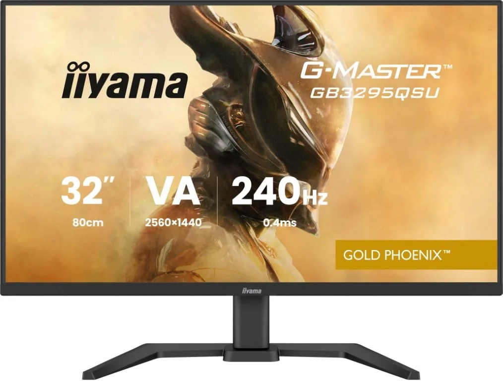 Iiyama G-Master GB3295QSU-B1 - 32" QHD 240Hz VA 0.4ms FS Premium — vue 2