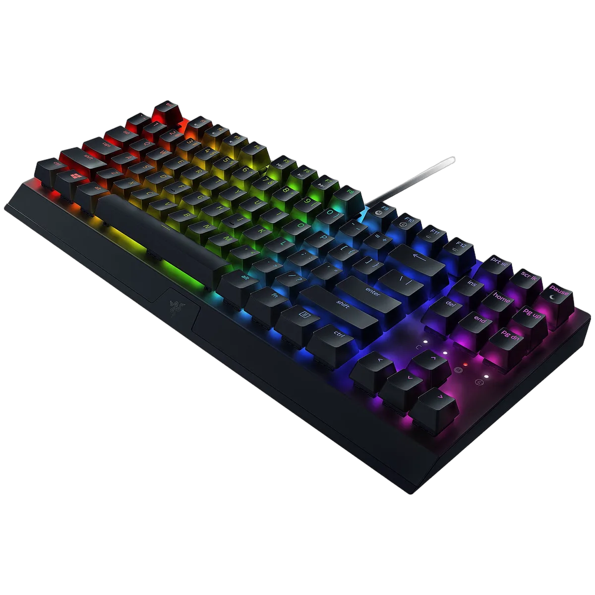 Razer BlackWidow V3 TKL - Mécanique (Switchs Verts) - Filaire - RGB - Noir — vue 2