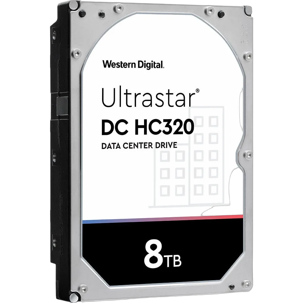 WD 8To SATA III 256Mo Ultrastar Data Center HC320 HUS728T8TALE6L4 — vue 4
