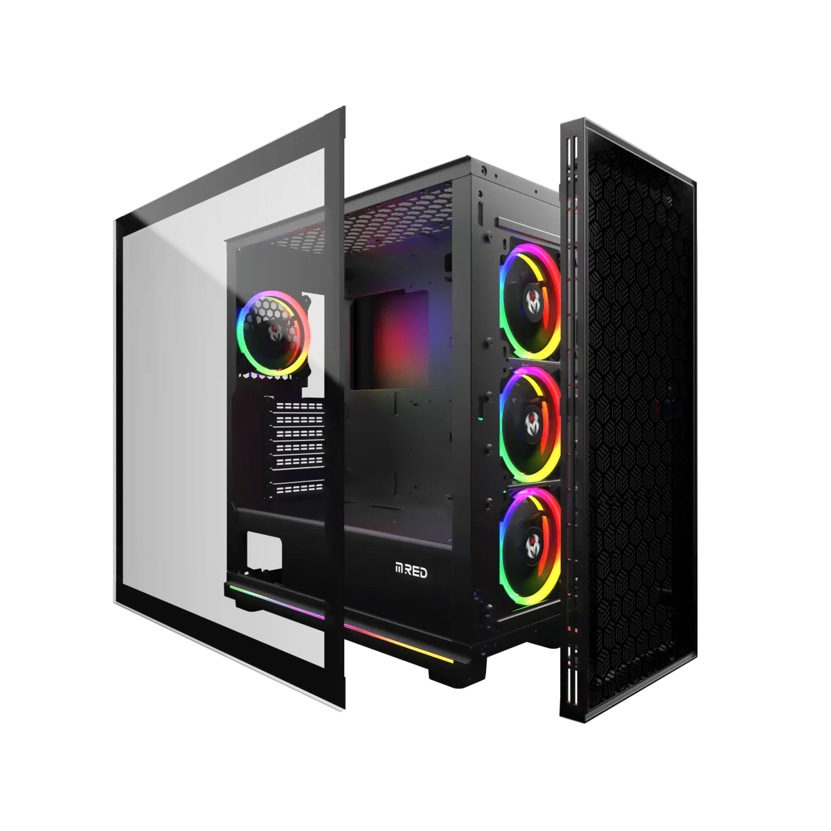 M.RED BLACK DESTROYER Gamma-G - ARGB - MT/ATX — vue 2