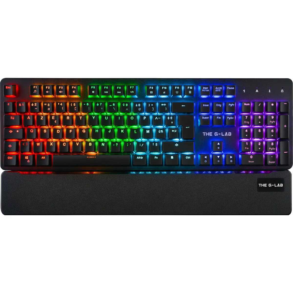 The G-LAB Keyz Rubidium-E - Mécanique - Filaire - RGB - Noir — vue 1
