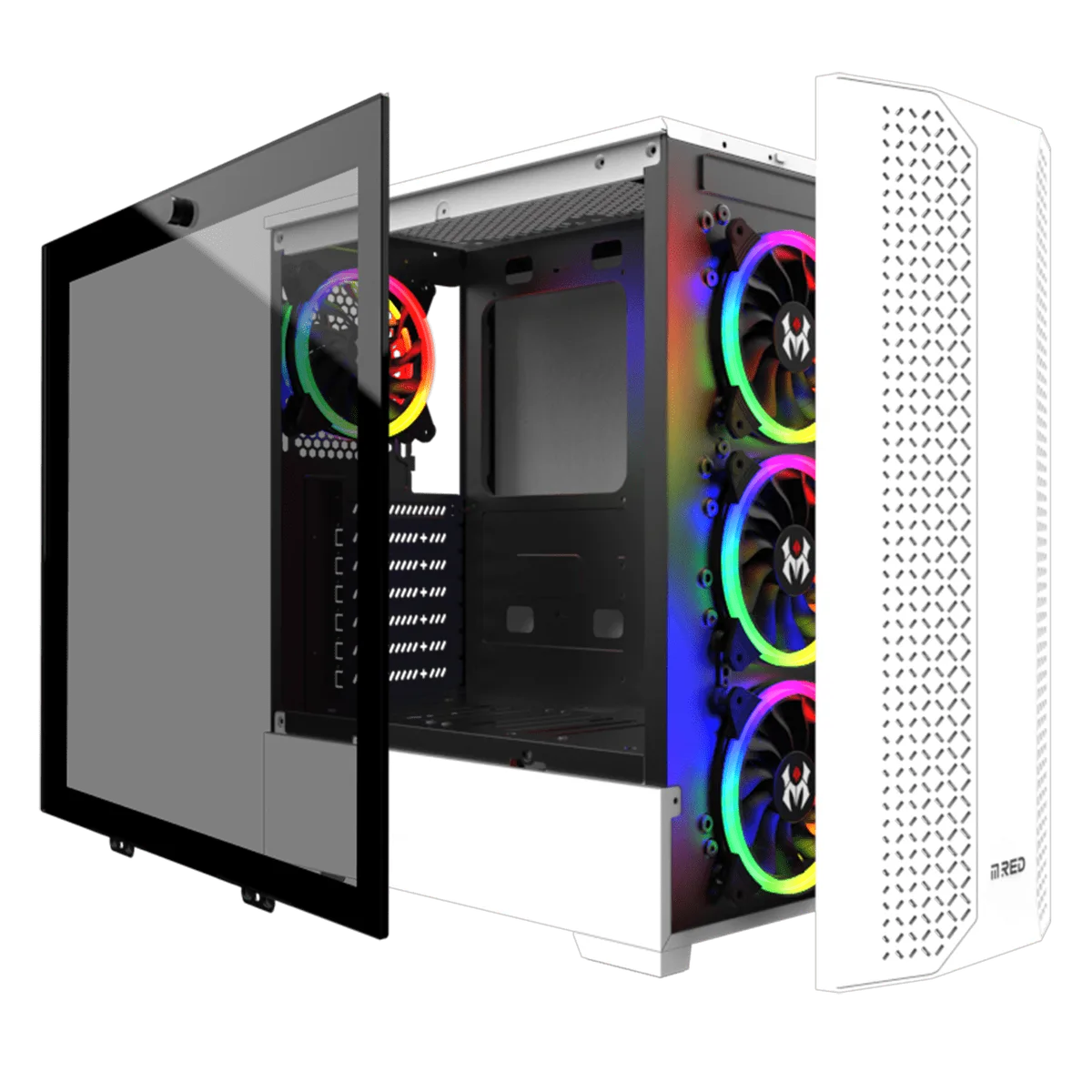 M.RED Dream Eyes Blanc - MT/Sans Alim/ATX — vue 2