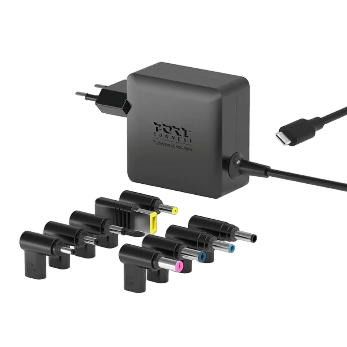 Port Alimentation secteur Universelle GaN 100W - USB-C - 9 embouts — vue 2