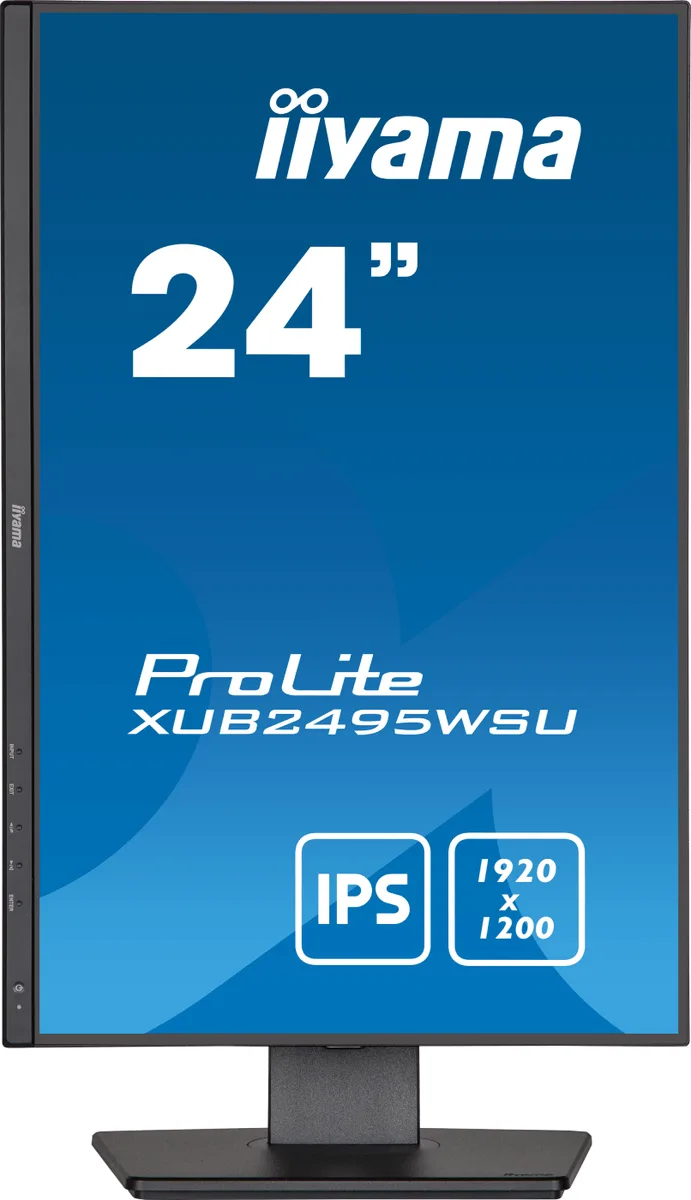Iiyama XUB2495WSU-B5 - 24.1" FHD+ 60Hz IPS 5ms Pivot VGA DP HDMI — vue 8