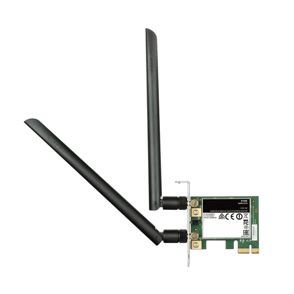 D-Link PCI-E WiFi 802.11AC 1200Mbits - DWA-582 — vue 2
