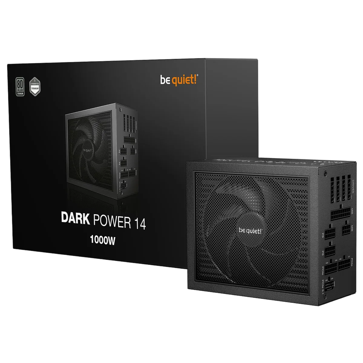 be quiet! ATX 1000W Dark Power 14 80+ Cybenetics Titanium — vue 1