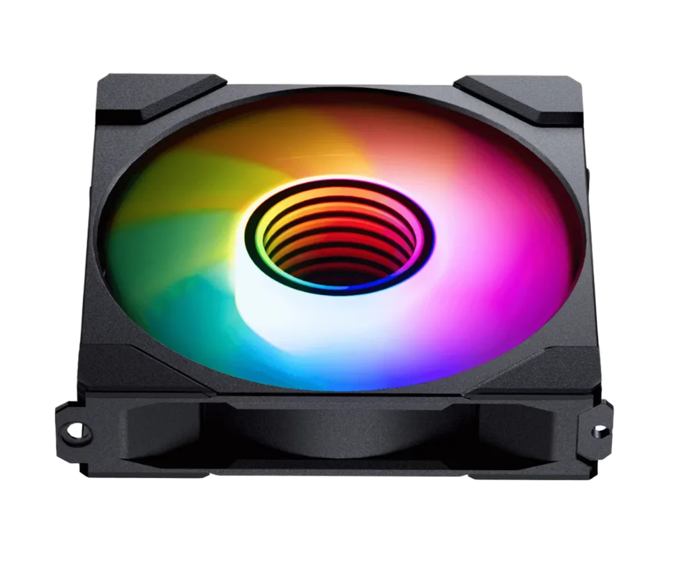 Phanteks M25 Gen2 PWM Reverse Airflow Noir 120mm D-RGB — vue 3