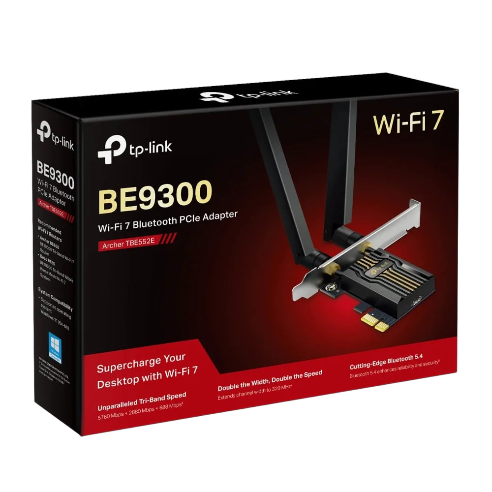 TP-Link TBE552E - Wifi 7 BE9300 / Bluetooth 5.4 — vue 1