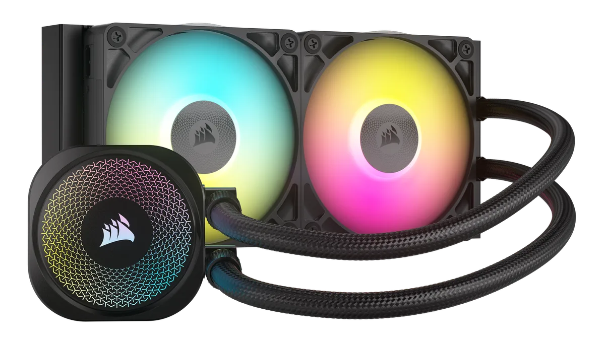 Corsair iCUE LINK TITAN 240 RX LCD AIO/240mm — vue 1