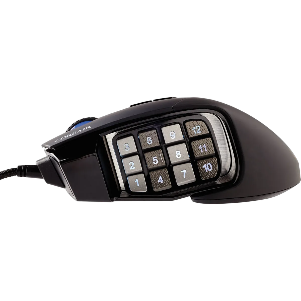 Corsair Scimitar Elite - Filaire - RGB - Noir — vue 3