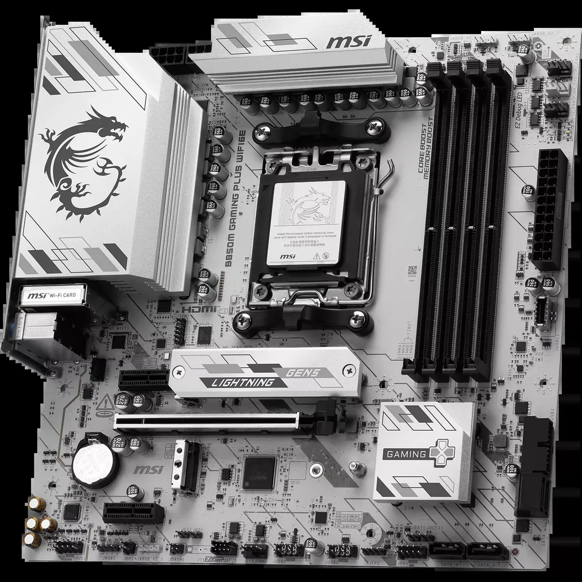 MSI B850M GAMING PLUS WIFI6E — vue 5