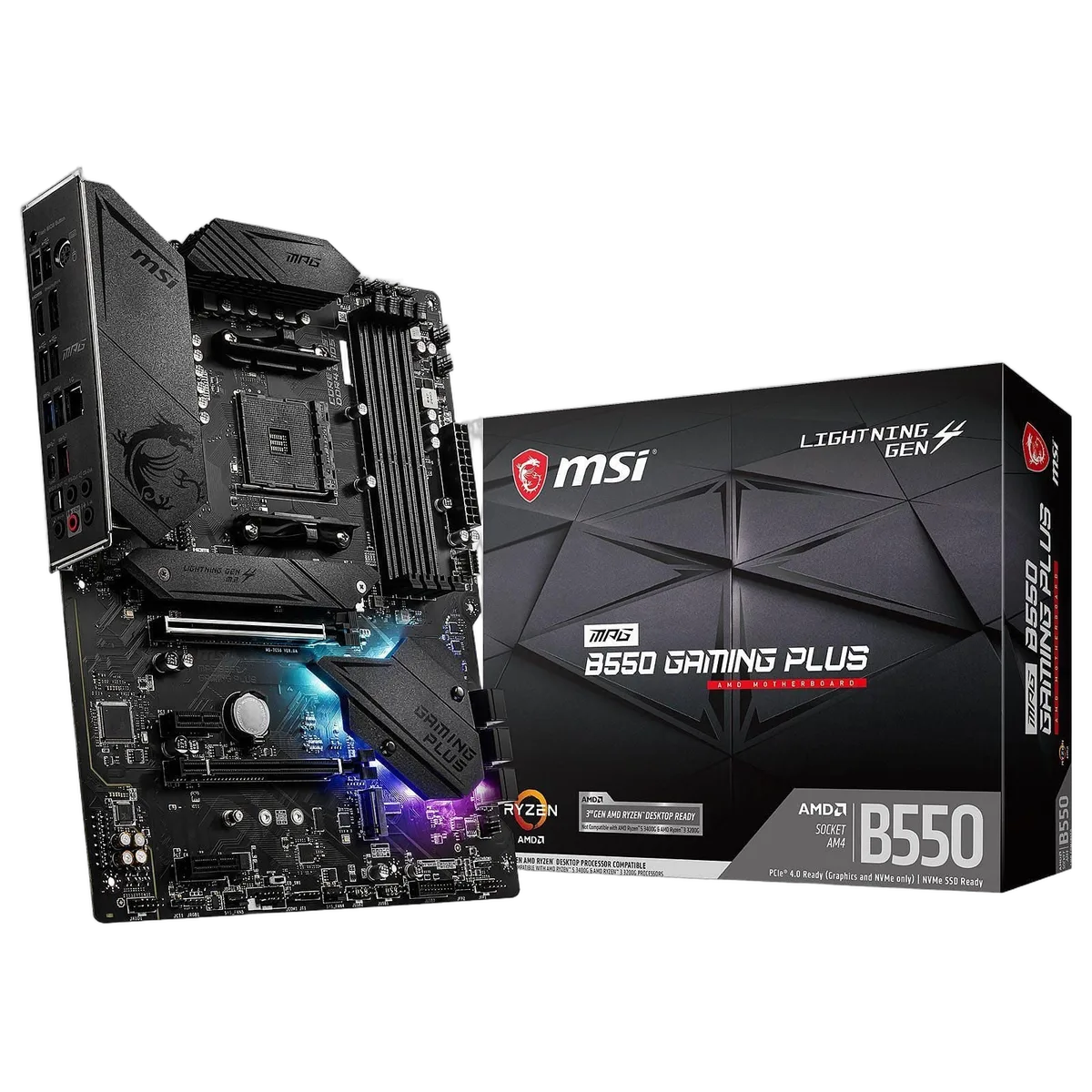 MSI MPG B550 GAMING PLUS — vue 1