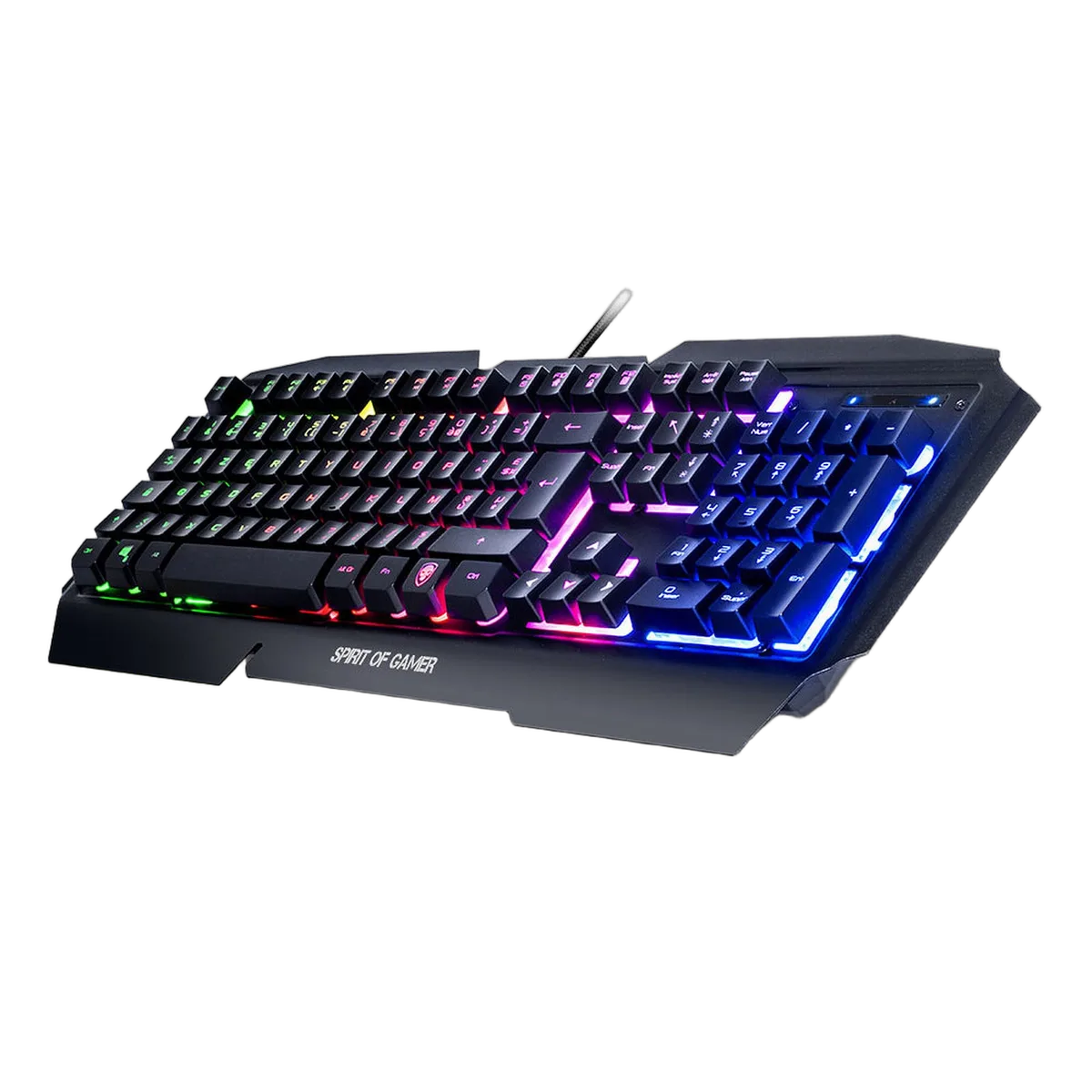 Spirit Of Gamer PRO-K5 - Membrane - Filaire - RGB - Noir — vue 4