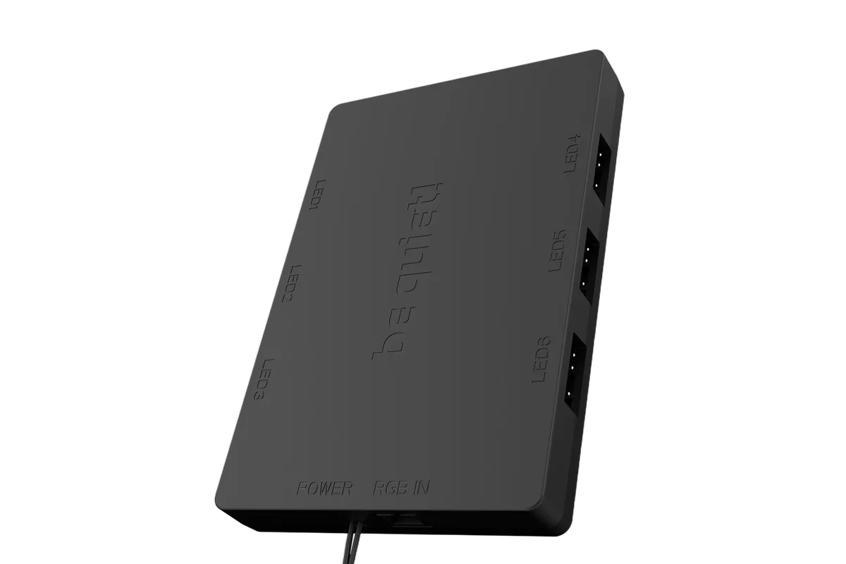 be quiet! Pack de 3 Light Wings 120mm PWM ARGB — vue 3