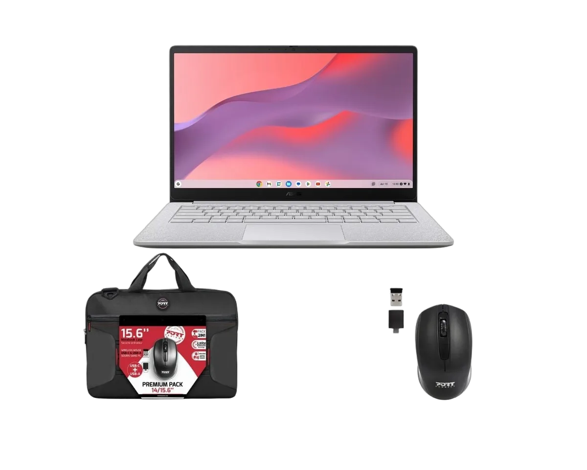 Asus Chromebook CX1405CTA - 14" FHD N50 8Go 128Go ChromeOS + Sacoche souris — vue 1