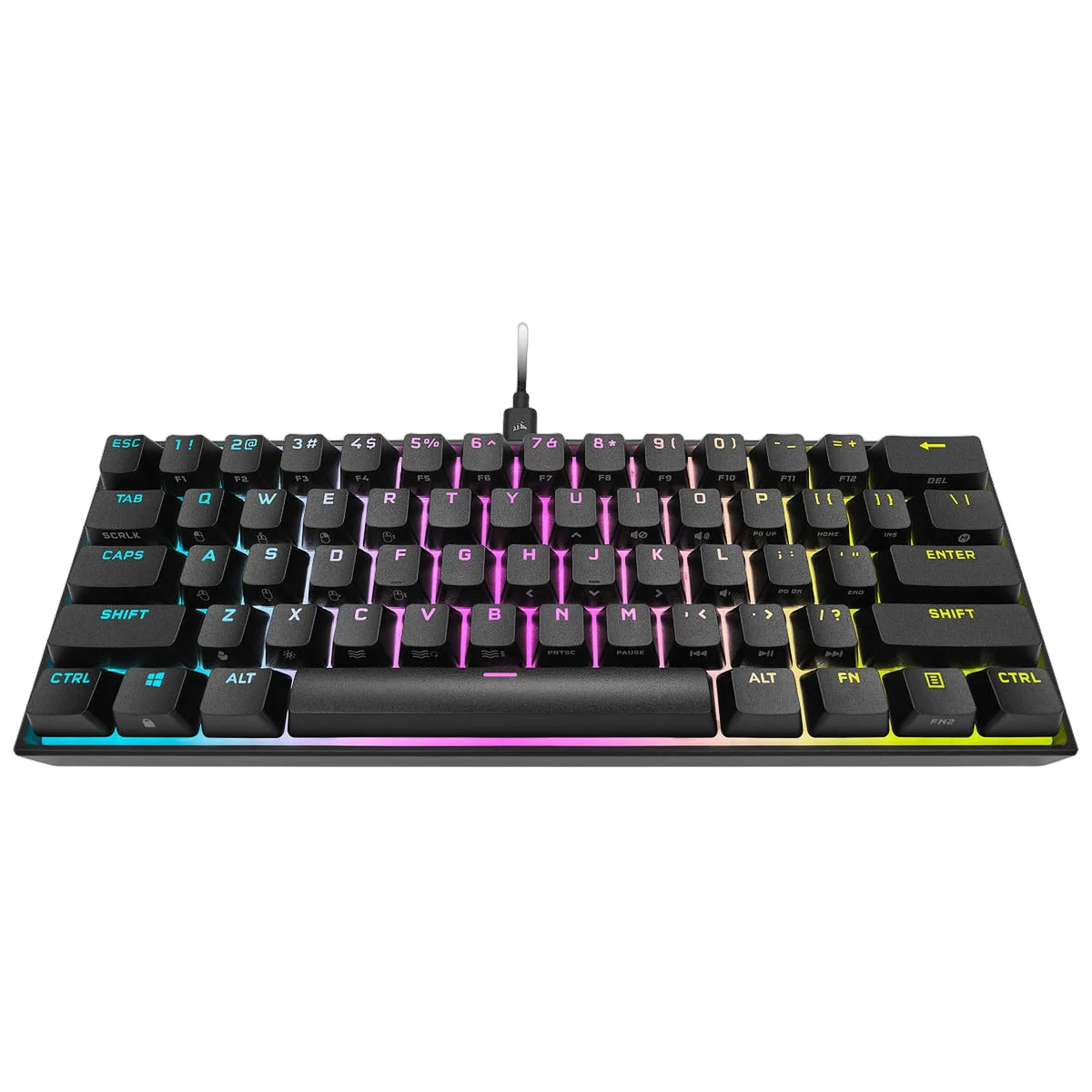 Corsair K65 RGB Mini 60% Noir (Cherry MX Red) — vue 4