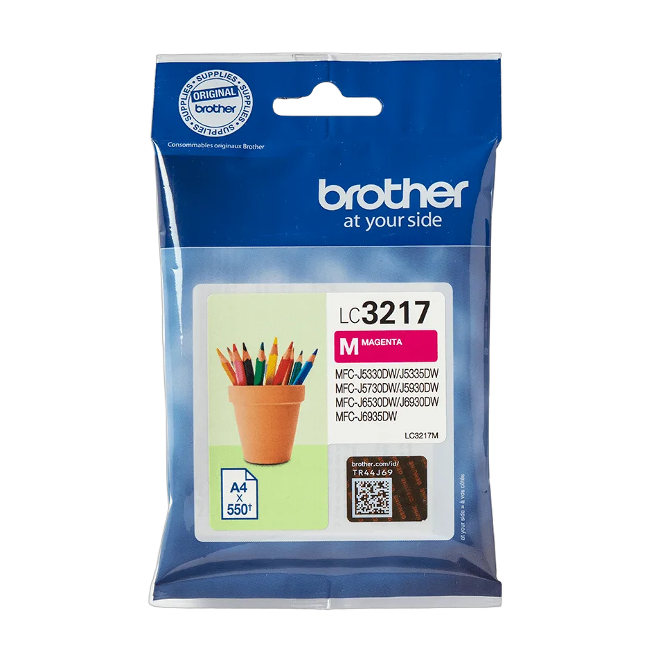 Compatible Brother Cartouche LC3217M Magenta — vue 1