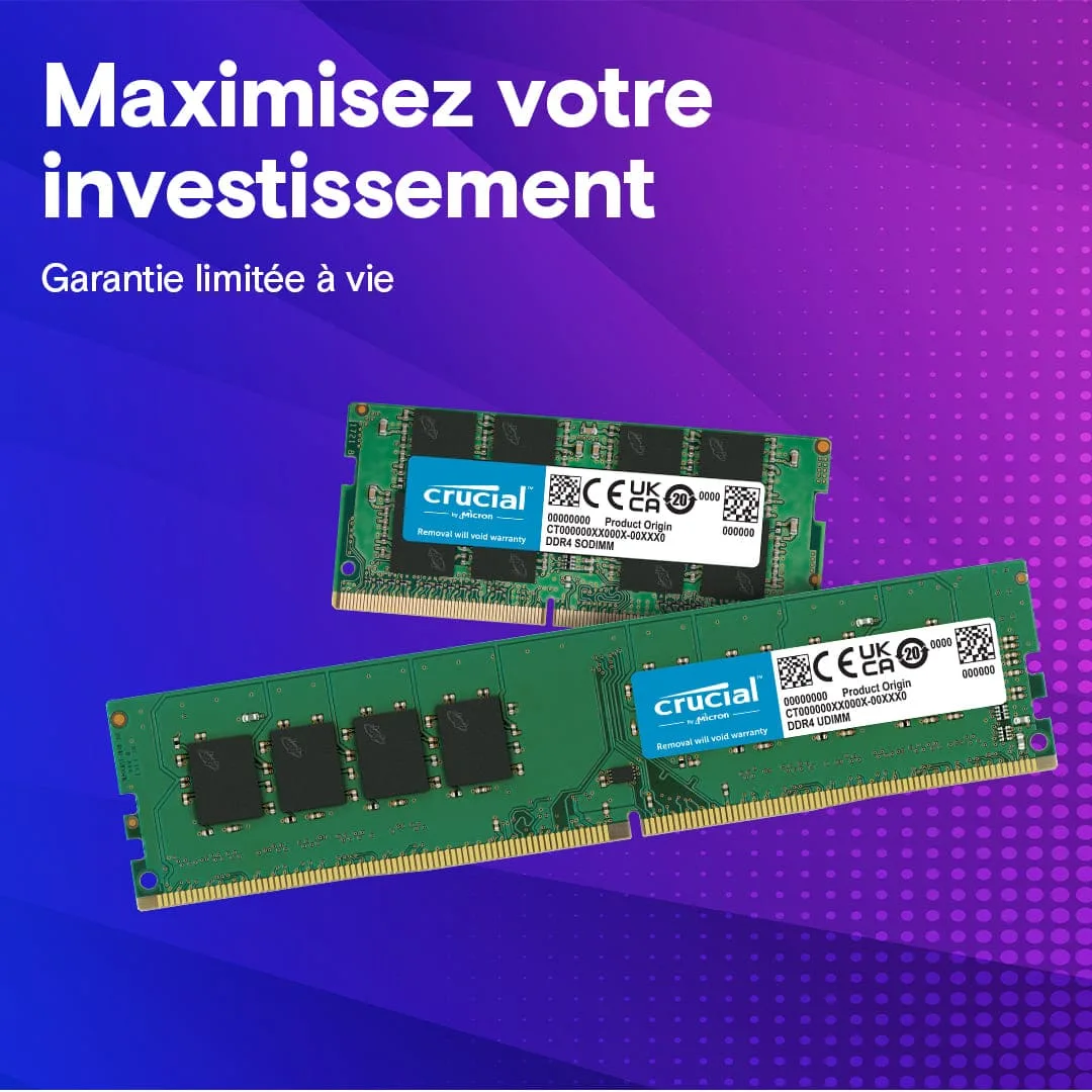 Crucial CT16G4SFRA32AT 16Go (1x16Go) SO-DDR4 3200MHz OEM — vue 6