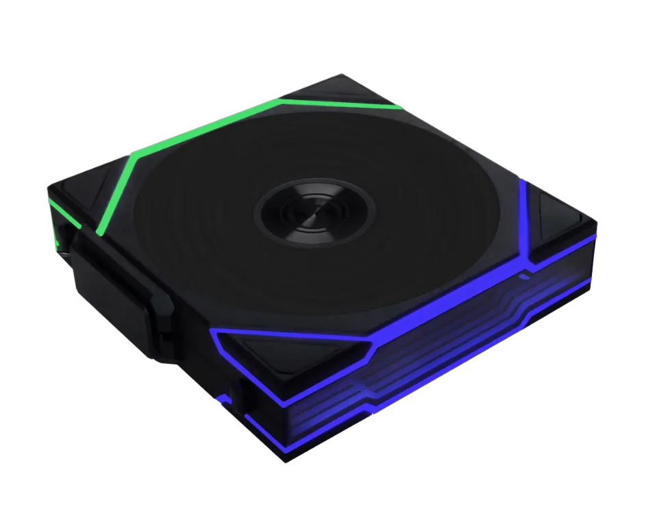 Lian-Li UNI FAN TL Sans fil LCD ARGB PWM RB - 120mm - Noir — vue 1