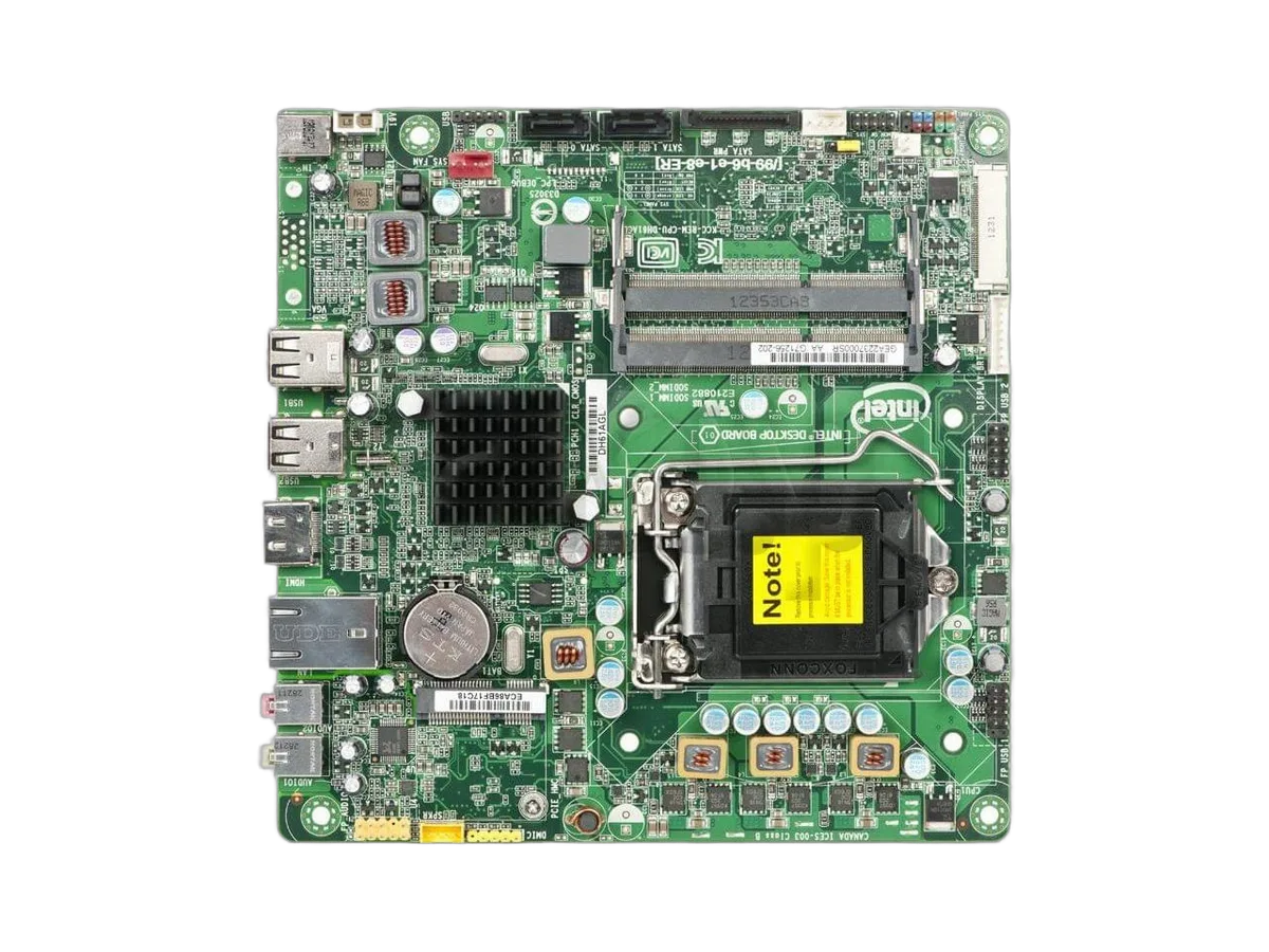 Intel BLKDH61AGL - H61/LGA1155/SO-DDR3/ITX Bulk — vue 1