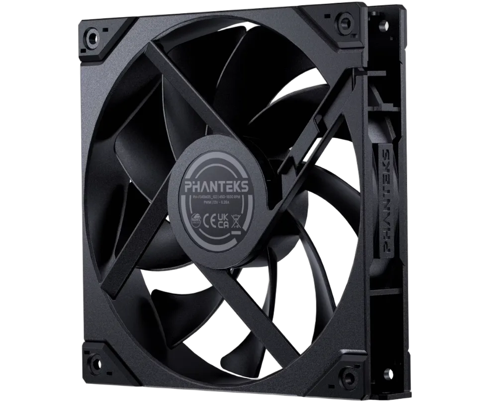 Phanteks M25 Gen2 PWM Noir 140mm — vue 2