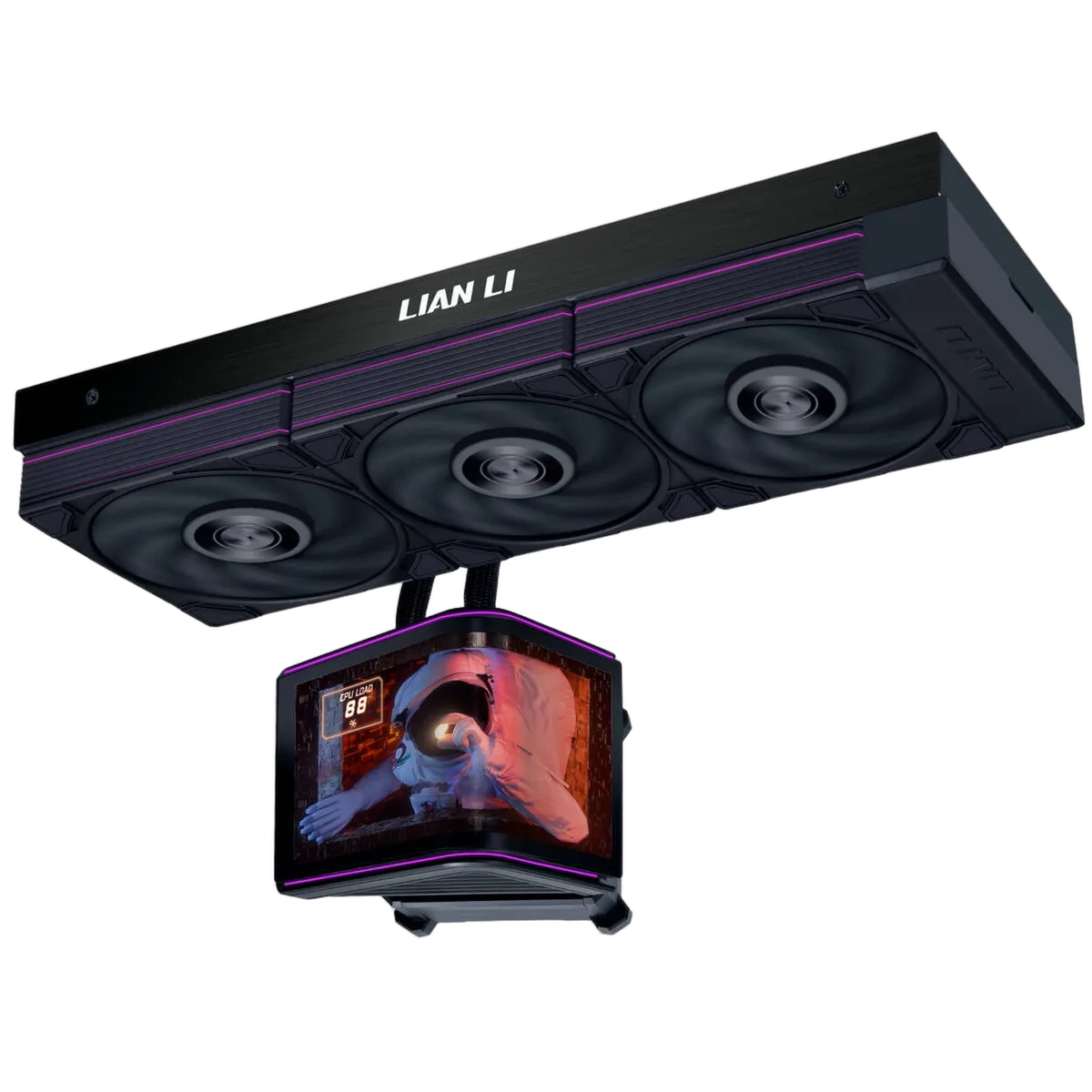 Lian-Li HydroShift II OLED Curved 360P28 noir — vue 2