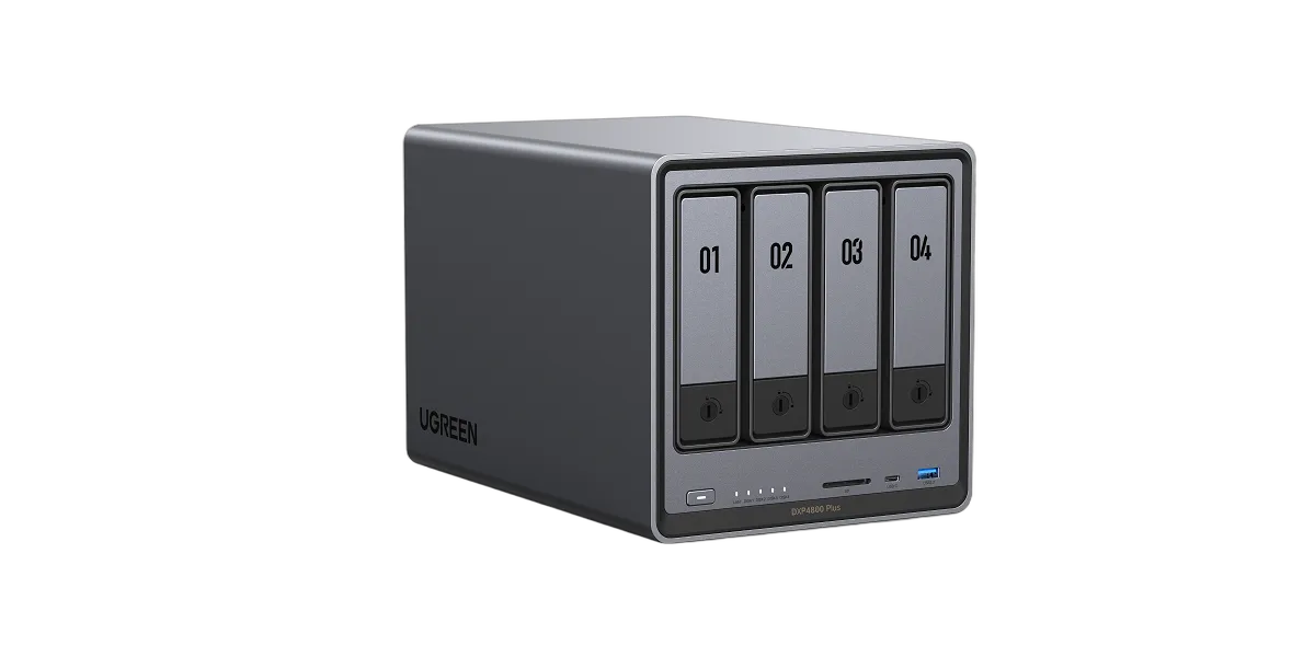 UGREEN DXP4800 Plus - 4 Baies avec 4 disques de 2To — vue 3