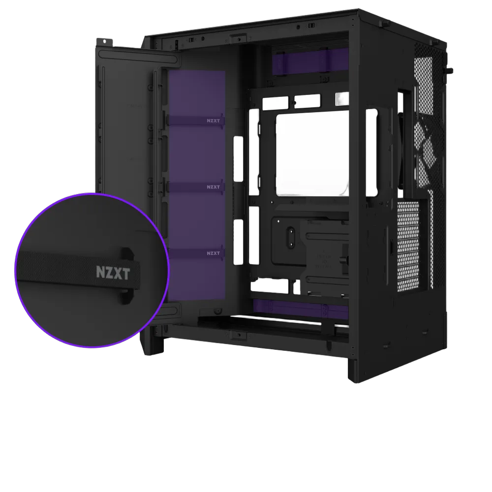 NZXT H9 Flow RGB+ Noir - MT/Sans Alim/E-ATX — vue 12