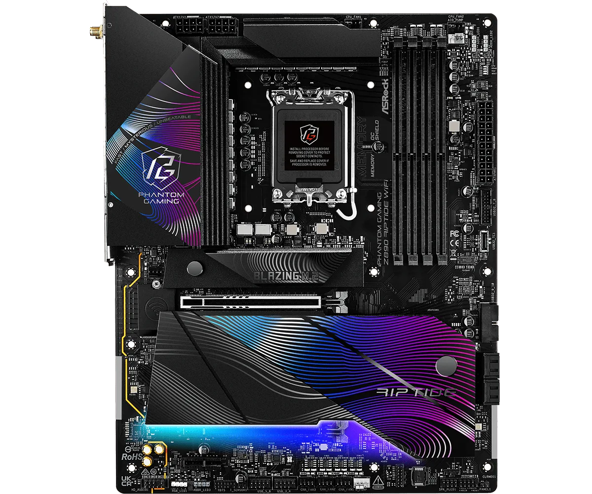 ASRock Z890 RIPTIDE WIFI — vue 2