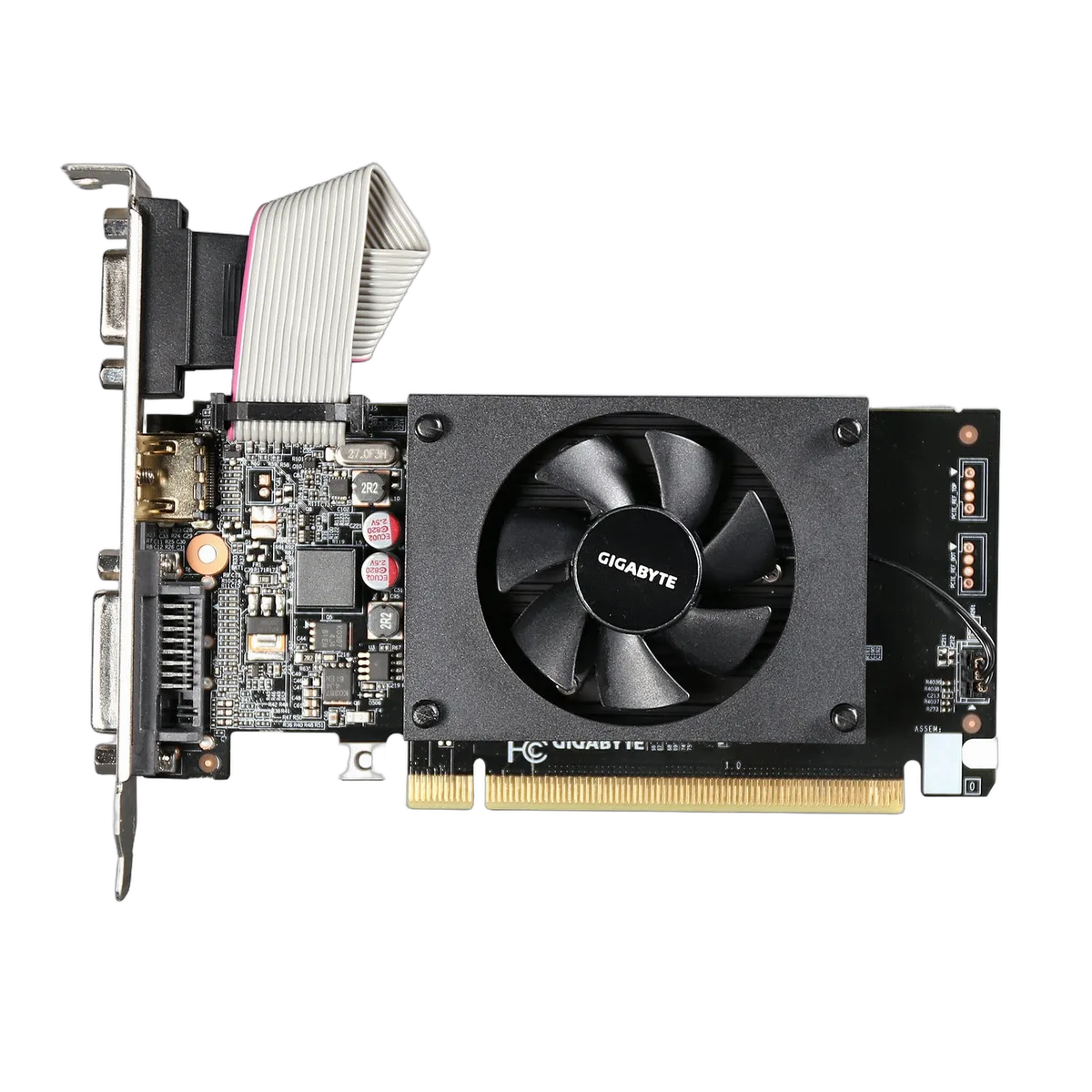 Gigabyte GeForce GT 710 GV-N710D3-2GL — vue 3