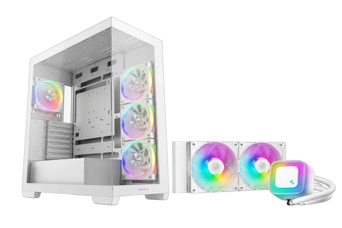 Deepcool CG580 4F Blanc + LE240 V2 - Blanc - 240mm — vue 1