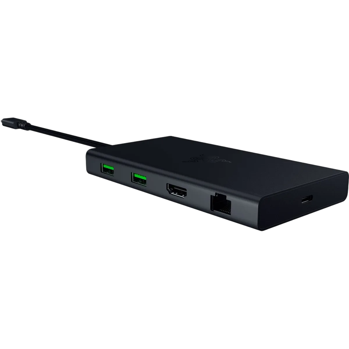 Razer USB-C Dock - Noir - 1xHDMI/RJ45/2xUSB-C/4xUSB-A/Audio Jack/Lecteur de cartes — vue 3