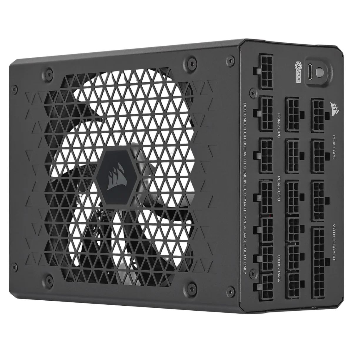 Corsair ATX 1500W - 80+ Platinum - HX1500i C20 Version Noir — vue 2