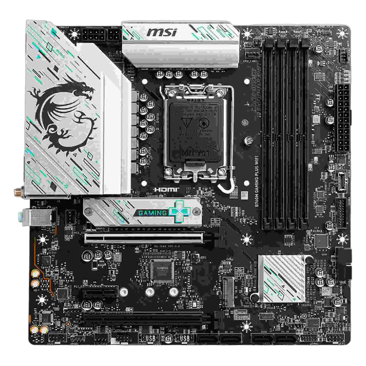 MSI B760M GAMING PLUS WIFI — vue 1