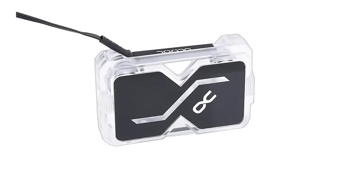 Alphacool GPX SLI Connector Dual - Acryl - Addressable RGB — vue 2
