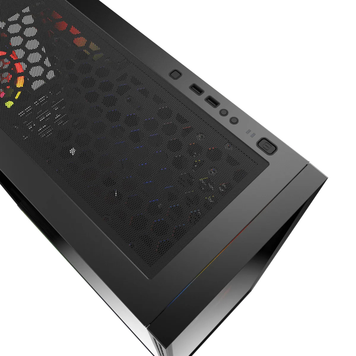 M.RED BLACK DESTROYER Glass-G - ARGB - MT/ATX-Seconde Vie — vue 4