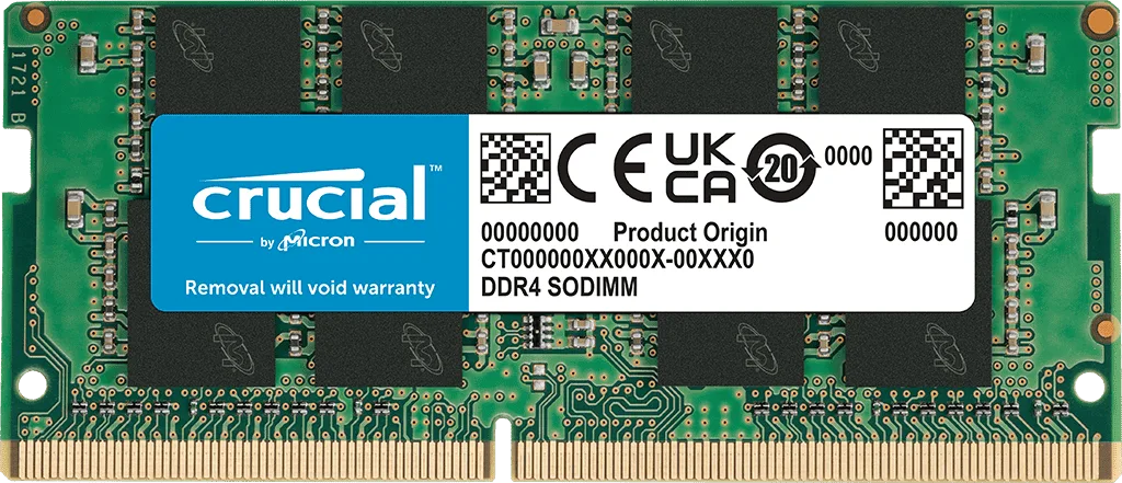 Crucial CT16G4SFRA32AT 16Go (1x16Go) SO-DDR4 3200MHz OEM — vue 1