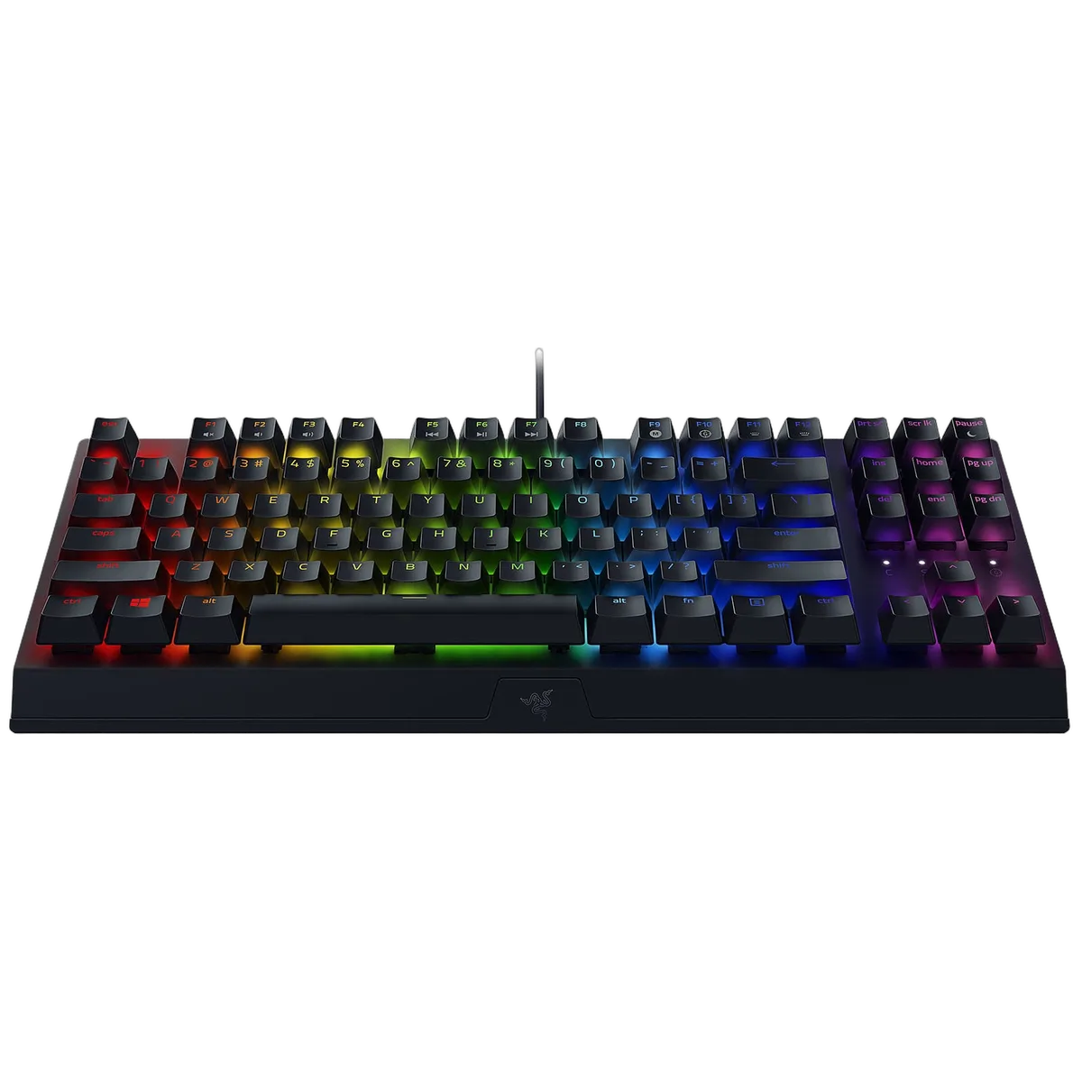 Razer BlackWidow V3 TKL - Mécanique (Switchs Verts) - Filaire - RGB - Noir — vue 4