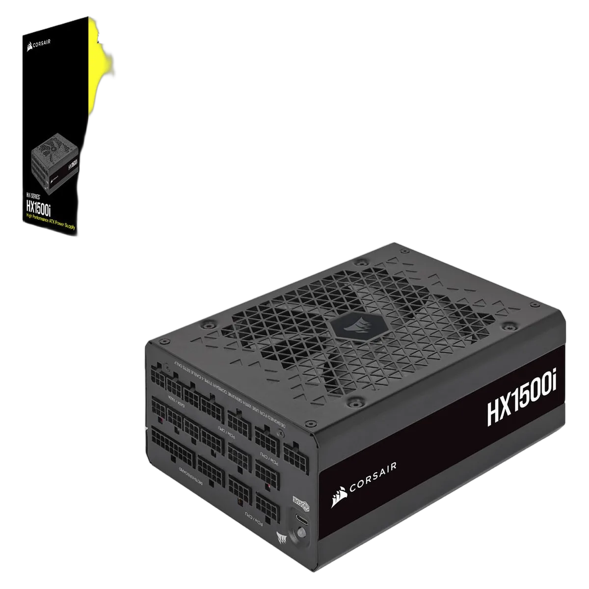 Corsair ATX 1500W - 80+ Platinum - HX1500i C20 Version Noir — vue 1