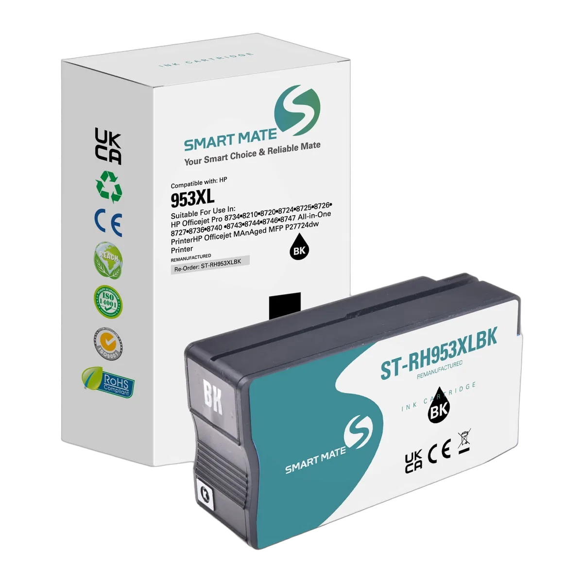 Compatible HP Cartouche 953XL haute capacité Noire — vue 1