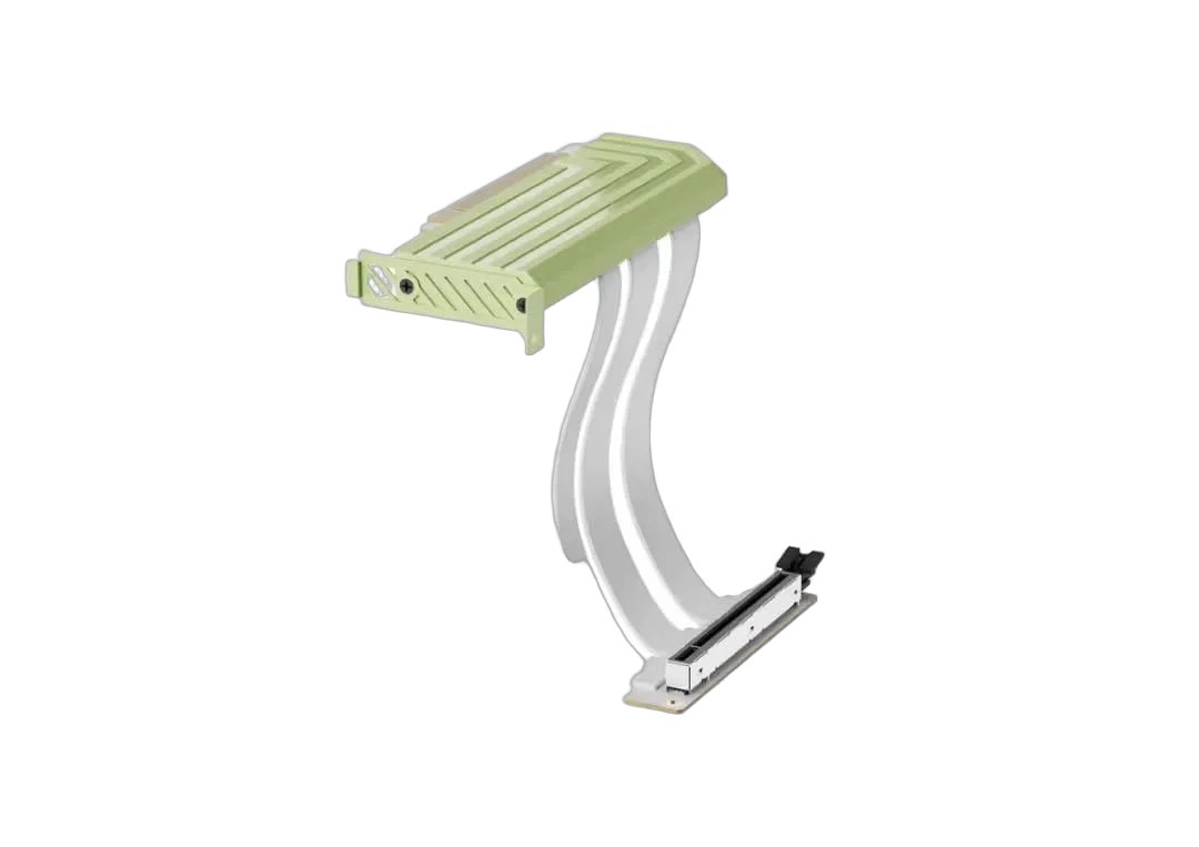 Hyte Hyper Riser Cable PCIE 5.0 - Matcha Milk — vue 3