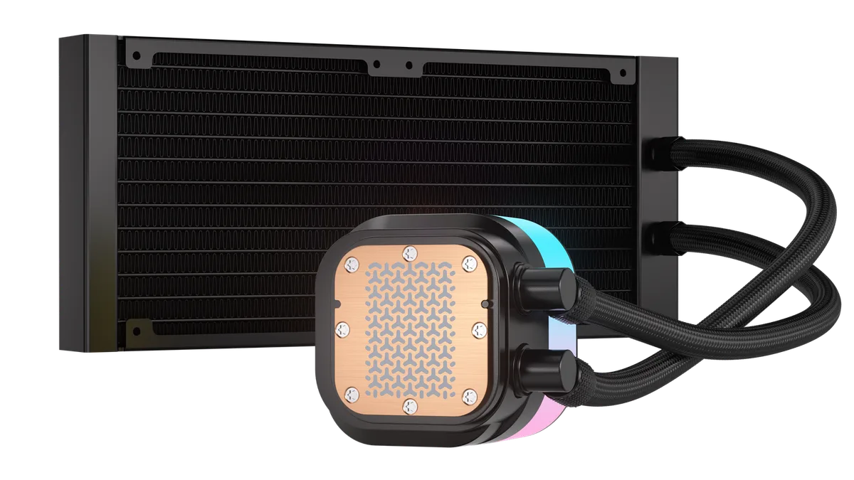 Corsair iCUE LINK TITAN 240 RX LCD AIO/240mm — vue 4