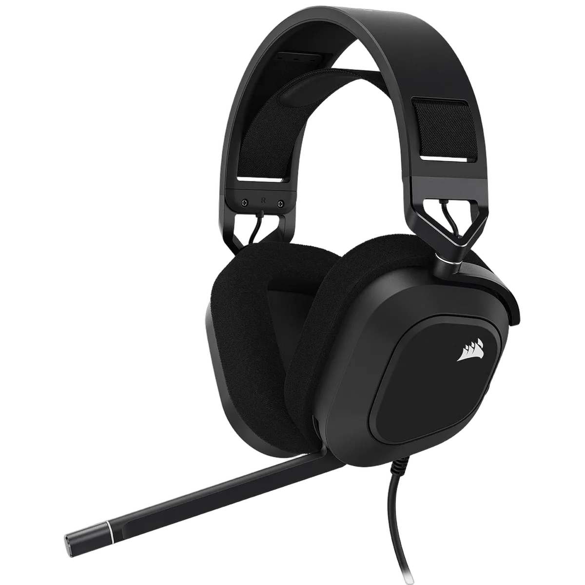 Corsair HS80 RGB USB - Filaire - Carbon — vue 1