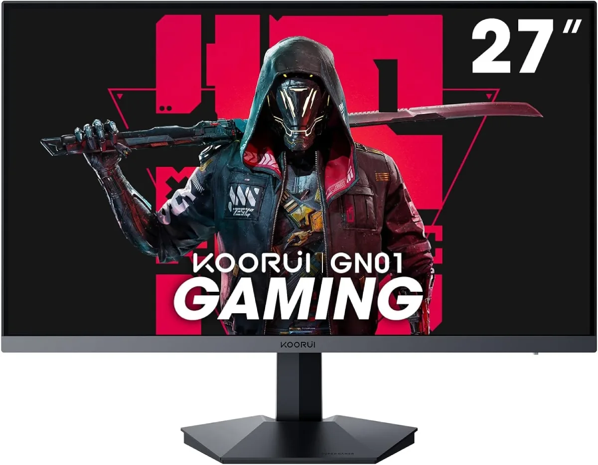 KOORUI GN01 - 27" FHD 165Hz VA 1ms HDMI DP Adaptive Sync — vue 1