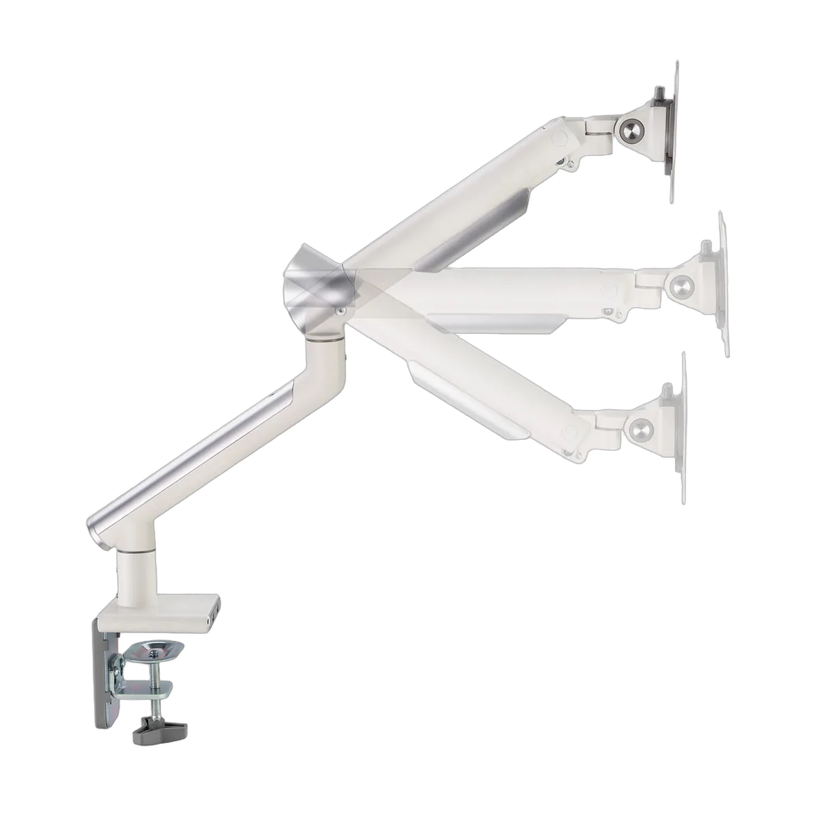 Kimex International Support de bureau Full Motion écran 17"- 32" Blanc VESA Max 100x100 Charge Max 9Kg — vue 8