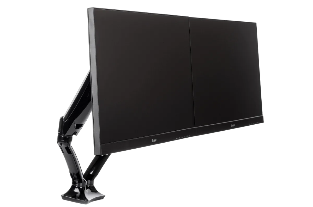 Iiyama DS3002C-B1 Bras pneumatique pour deux moniteurs bureautiques 27" max-Seconde Vie — vue 6