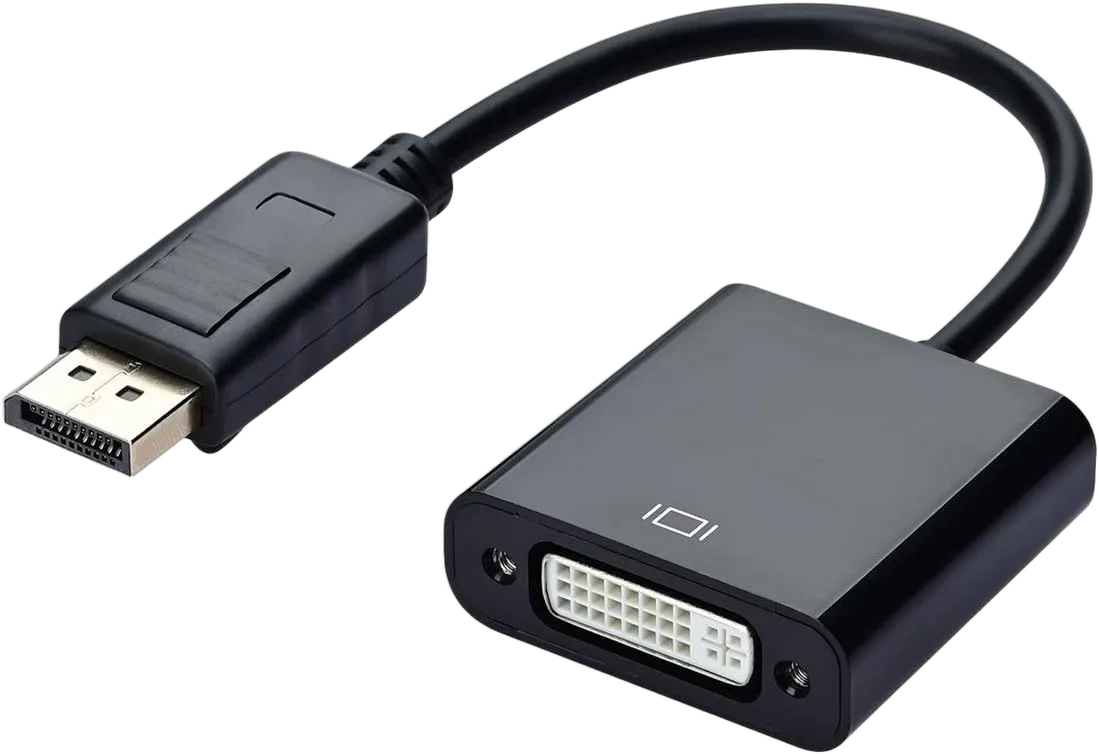 MCL Samar Câble DisplayPort/DVI mâle/femelle - 14cm - Noir — vue 2