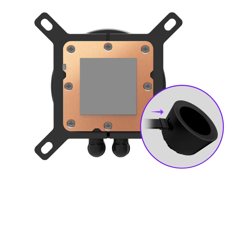 NZXT Kraken Plus 360 RGB - 360mm - Noir — vue 10